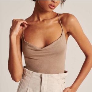 Abercrombie cowl neck, bodysuit small